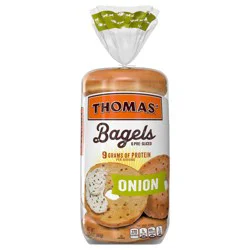 Thomas' Onion Bagels, 6 count, 20 oz