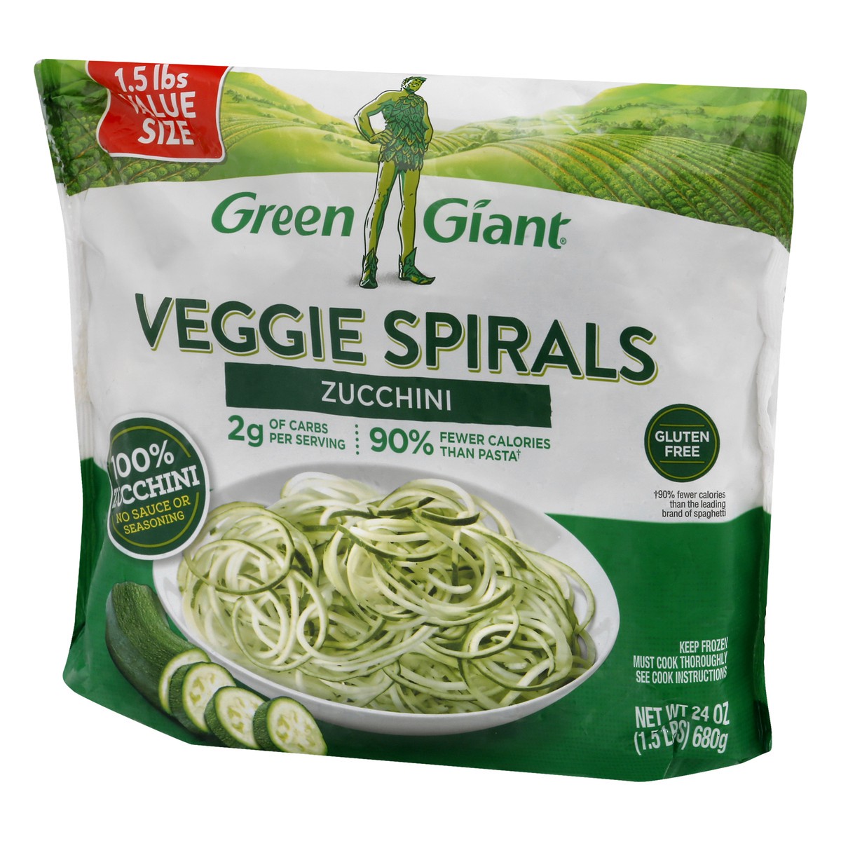 slide 4 of 12, Green Giant Value Size Zucchini Veggie Spirals 24 oz, 24 oz