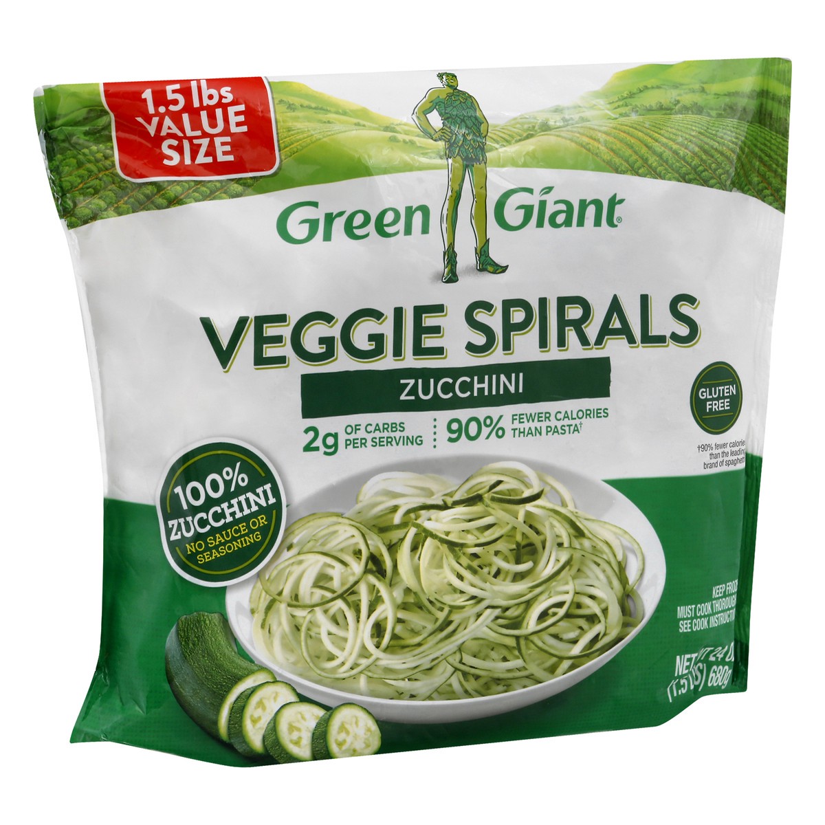 slide 12 of 12, Green Giant Value Size Zucchini Veggie Spirals 24 oz, 24 oz