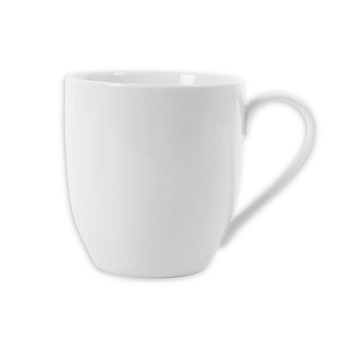 slide 1 of 1, Everyday White by Fitz and Floyd Coupe Mugs, 4 ct; 16 oz