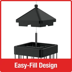 Nature's Way Squirrel Shield Advantage Cage Metal Feeder