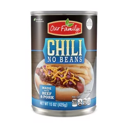 Our Family Chili No Beans - 15 oz