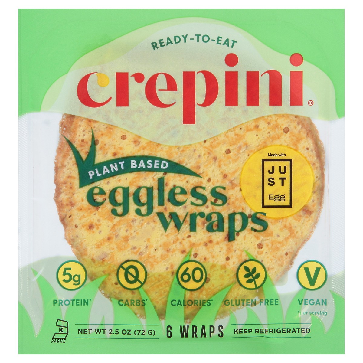 slide 1 of 1, Crepini Eggless Wraps, 2.5 oz
