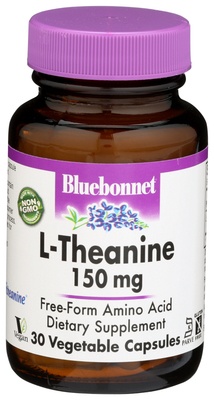 slide 1 of 1, Bluebonnet Nutrition Bluebonnet L-Theanine, 30 ct