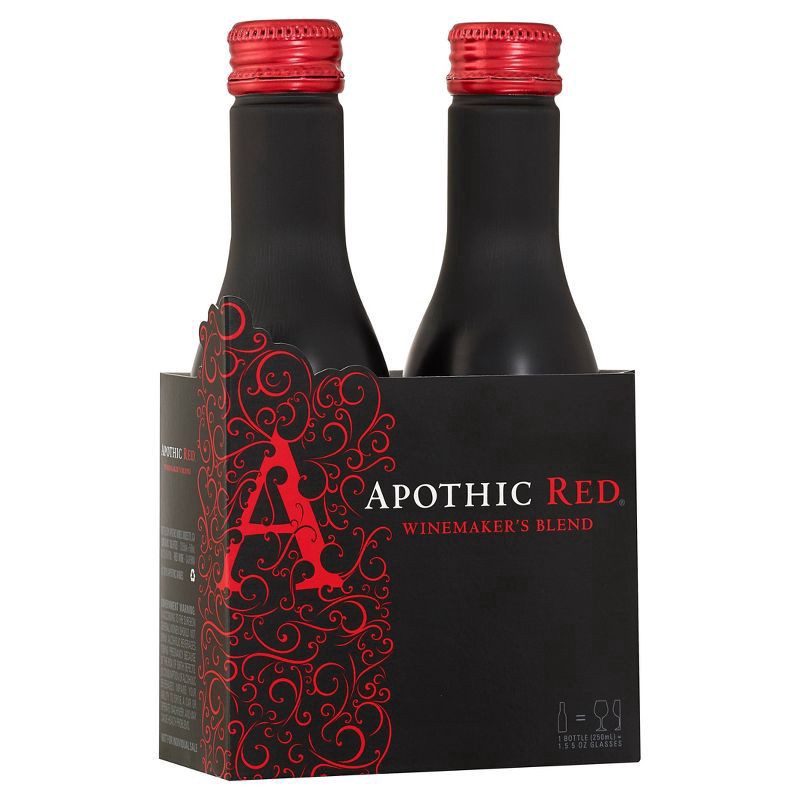 slide 1 of 3, Apothic Red Wine, 2 ct; 250 ml