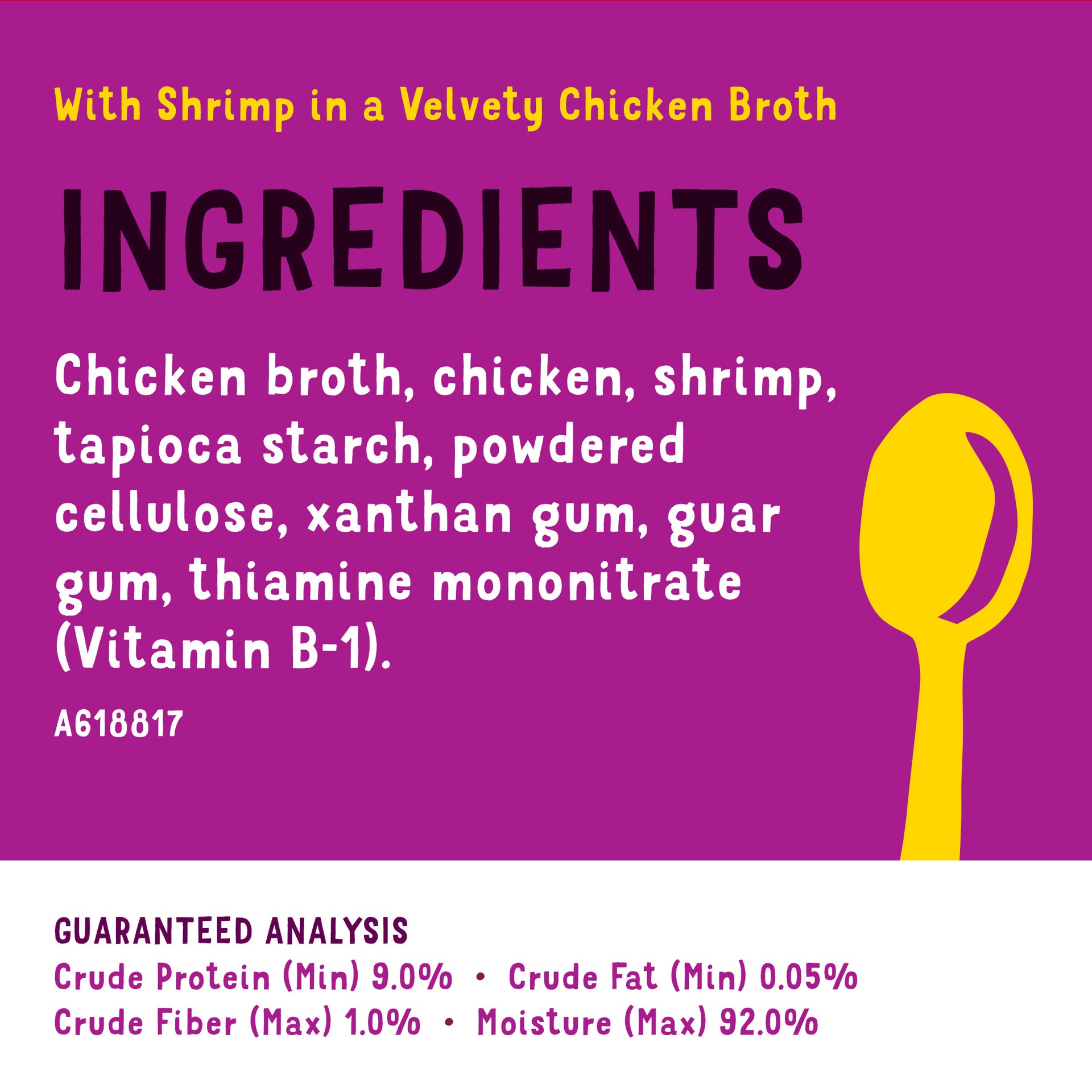 slide 6 of 7, Friskies Purina Friskies Natural, Grain Free Wet Cat Food Lickable Cat Treats, Lil' Soups With Shrimp in Chicken Broth, 1.2 oz