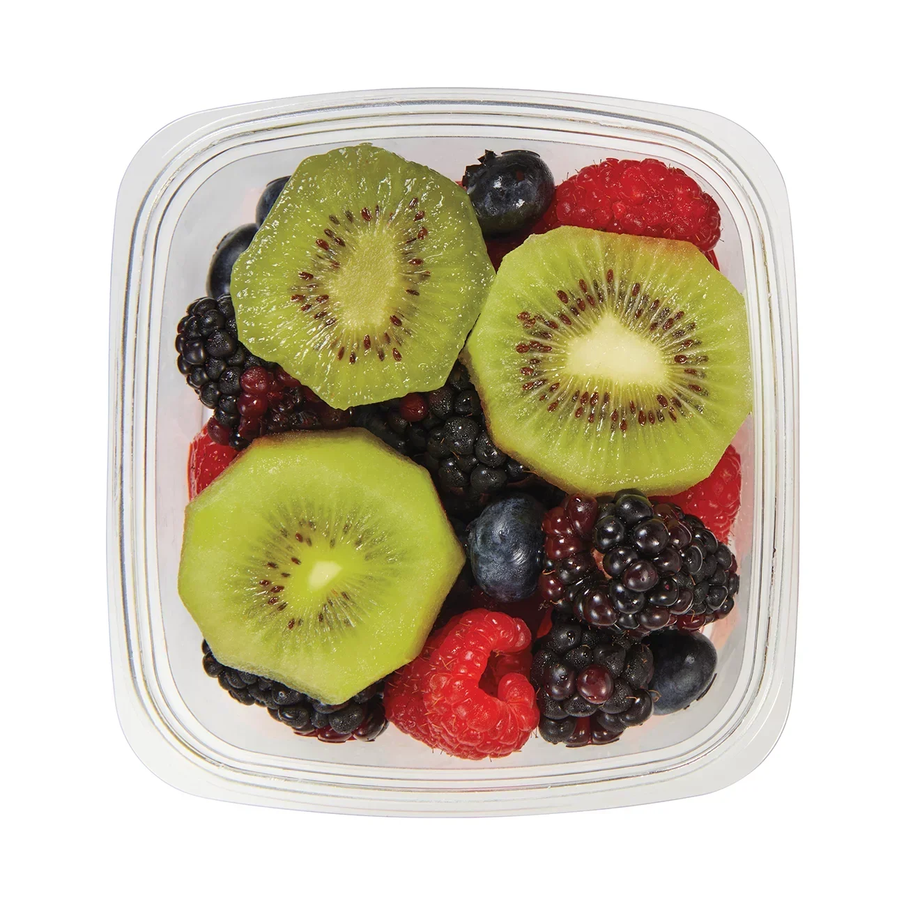 slide 1 of 1, H-E-B Fresh Mixed Berries & Sliced Kiwi - Small, per lb