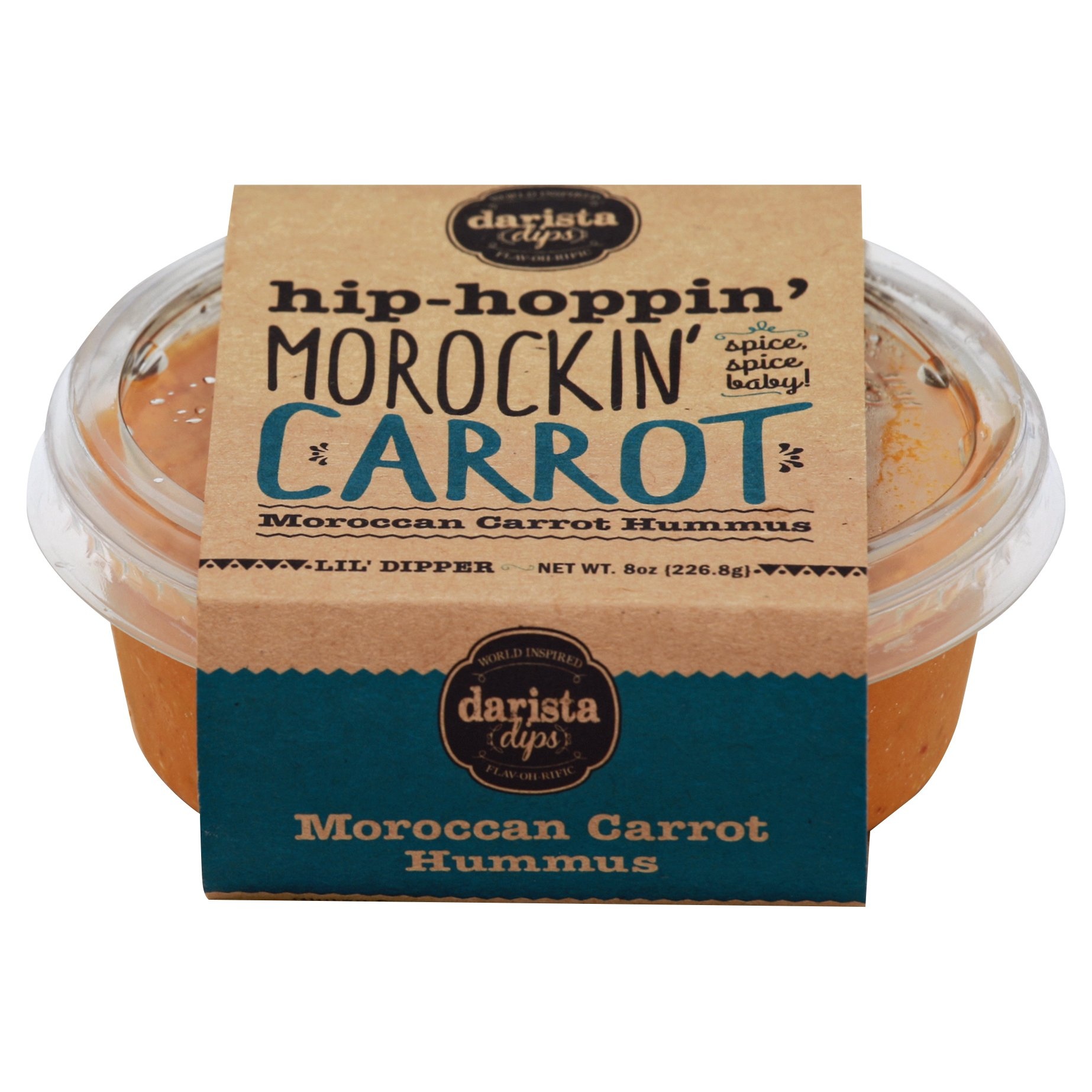 slide 1 of 1, Darista Dips Moroccan Carrot, 8 oz
