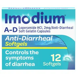 Imodium A-D Softgels, 12 Count