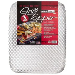 Oscarware Disposable Grill Topper 3 Pack 3 ea