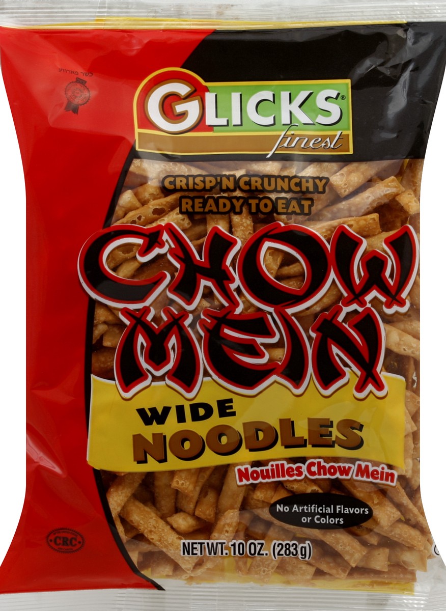 slide 2 of 5, Glicks Noodles Chow Mein Wide, 10 oz