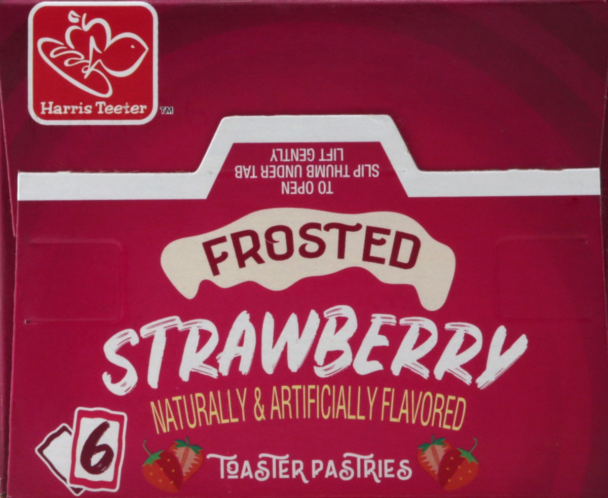 slide 4 of 9, Harris Teeter Frosted Strawberry Toaster Pastries, 11 oz