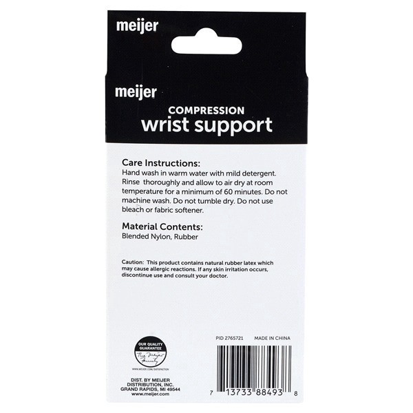 slide 4 of 5, Meijer Wrist Support Brace, One Size, 1 ct