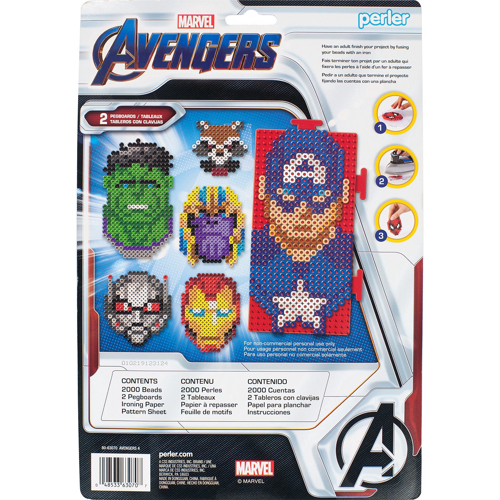slide 3 of 4, Perler Avengers Fused Bead Kit, 1 ct