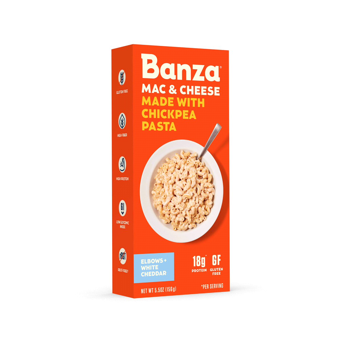 slide 1 of 13, Banza Chickpea White Cheddar Mac and Cheese, 5.5 oz