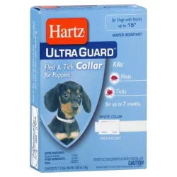 Hartz Ultra Guard Flea and Tick Collar for Puppies White Fresh Scent