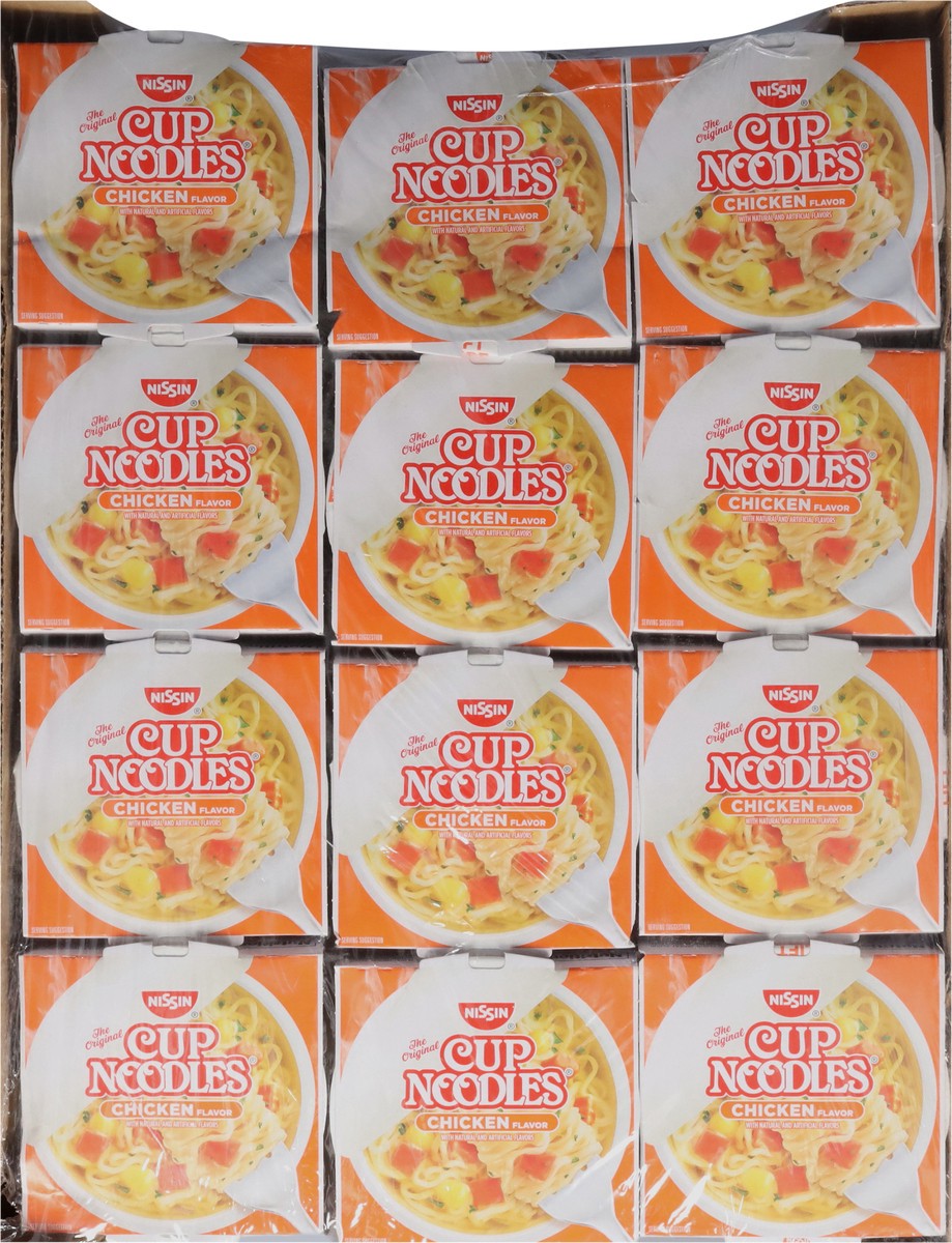 slide 8 of 13, Nissin Cup Noodles Chicken Flavor Ramen Noodle Soup 24 - 2.25 oz Cups, 24 ct