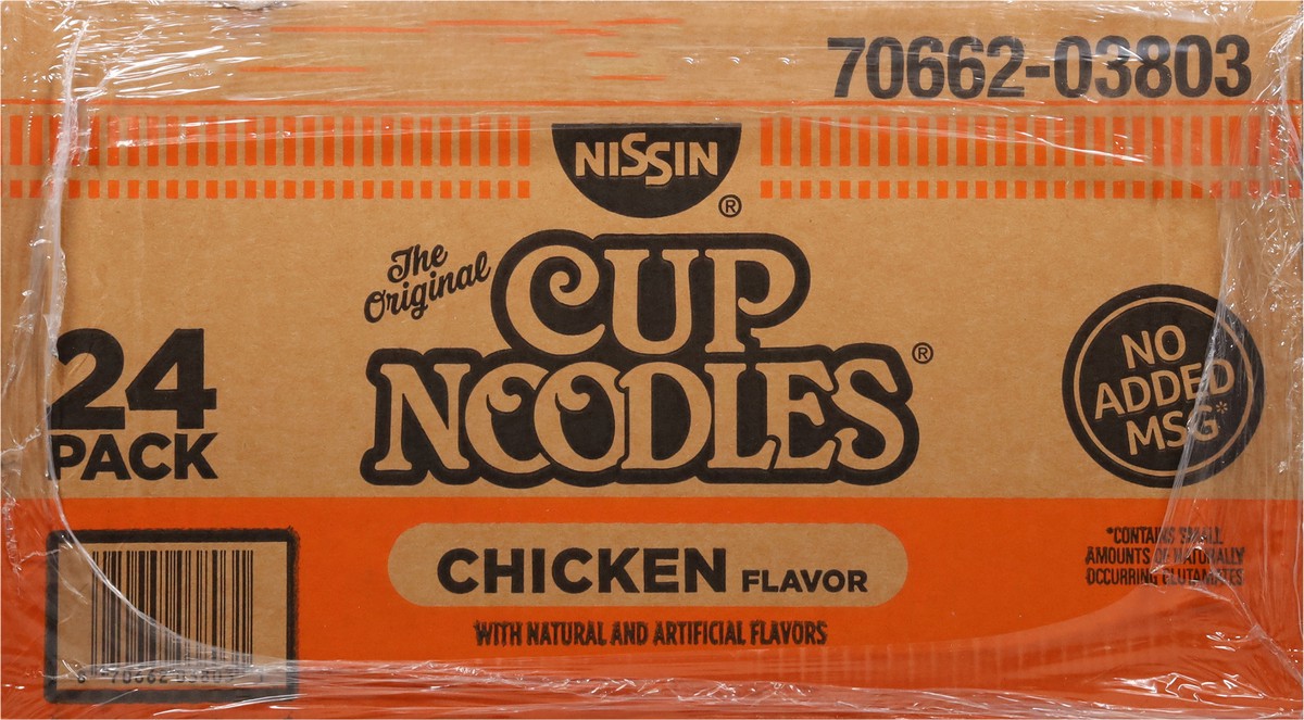 slide 12 of 13, Nissin Cup Noodles Chicken Flavor Ramen Noodle Soup 24 - 2.25 oz Cups, 24 ct