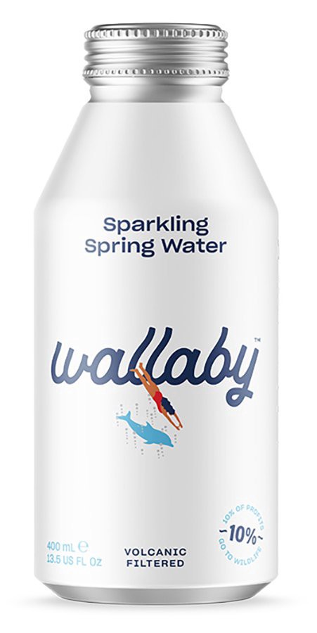 slide 1 of 1, Wallaby Sparkling Spring Water, 13.5 oz
