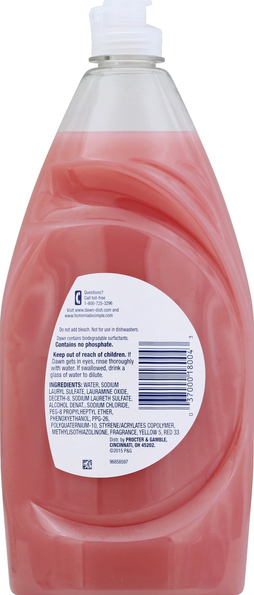 slide 6 of 7, Dawn Dishwashing Liquid 28 oz, 28 oz