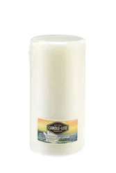 Candle-Lite Scented Pillar Candle, Saltwater Lotus