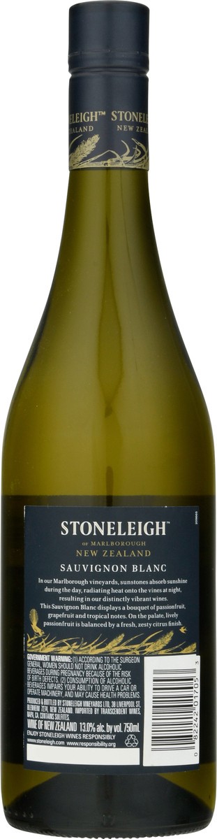slide 8 of 9, Stoneleigh Sauvignon Blanc, Marlborough, New Zealand, 750 ml