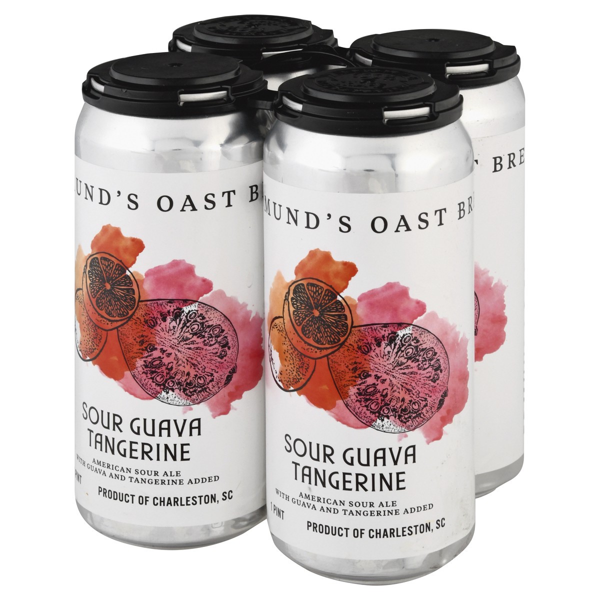 slide 10 of 10, Edmunds Oast Brewing Sour Guava Tangerine Beer 4 ea, 4 ct