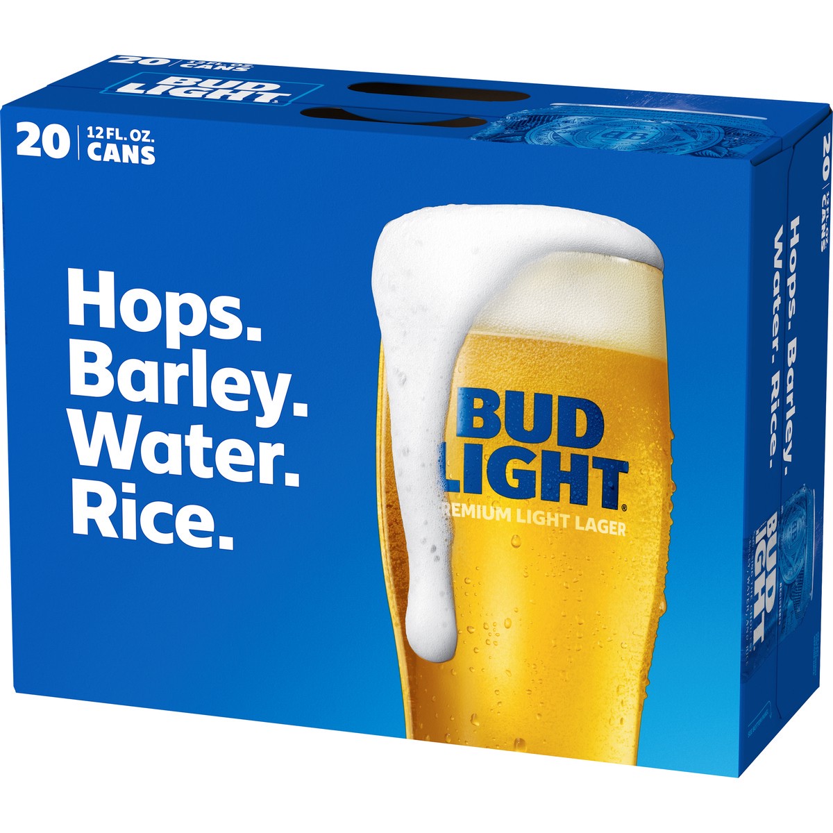 slide 7 of 11, Bud Light American Lager Beer 20 Pack, 12 fl oz. Can, 20 ct; 12 oz