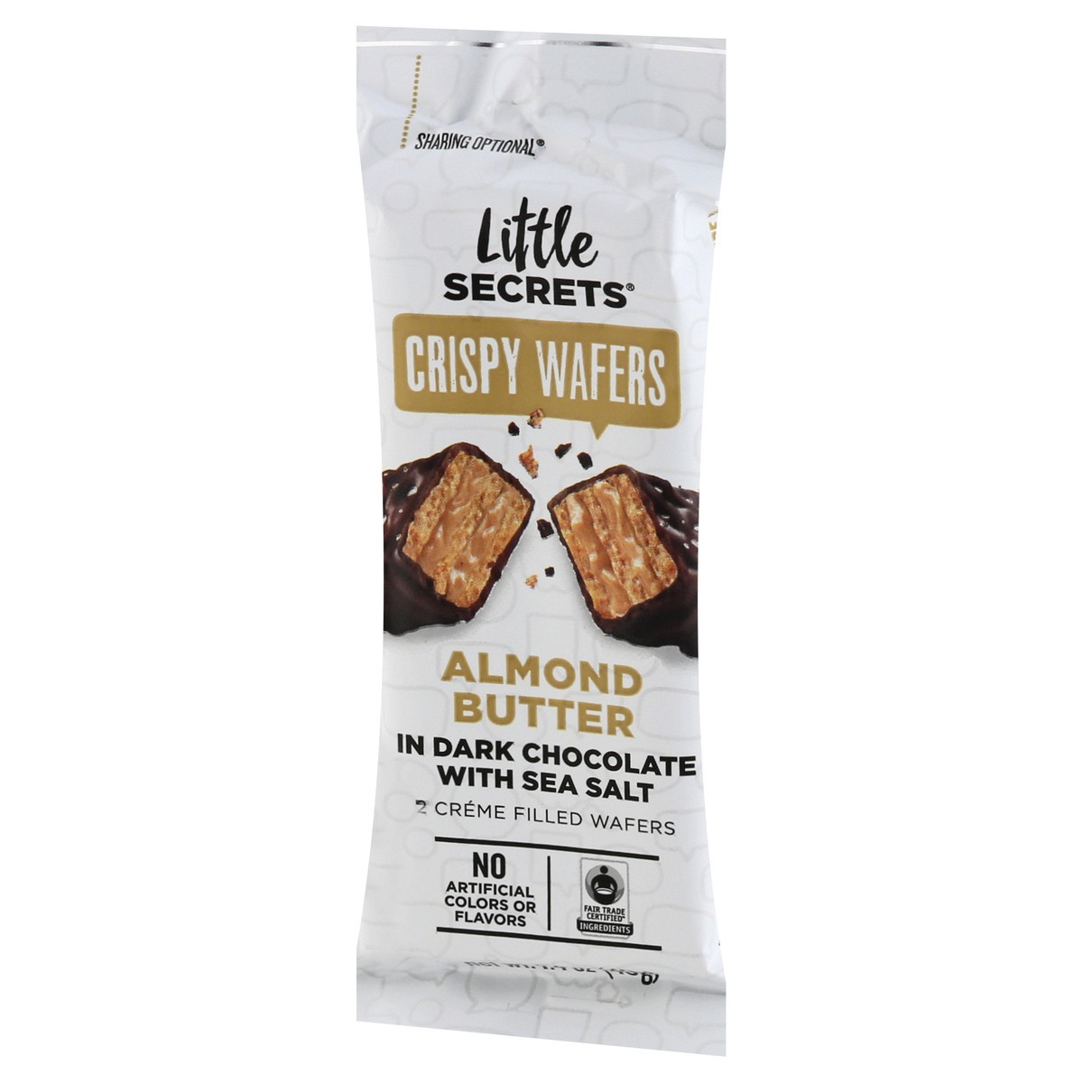 slide 2 of 11, Little Secrets Almond Butter Dark Choc Wafer, 1.4 oz