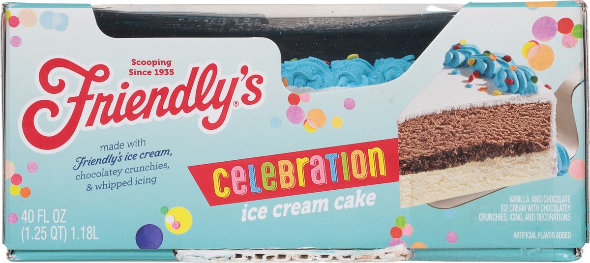 slide 3 of 11, Friendly's Premium Celebration Ice Cream Cake 40 fl oz, 40 fl oz