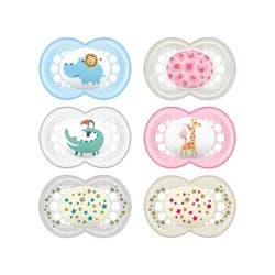 MAM Sensitive Skin Mini Air Orthodontic Pacifier, 0-6 Months