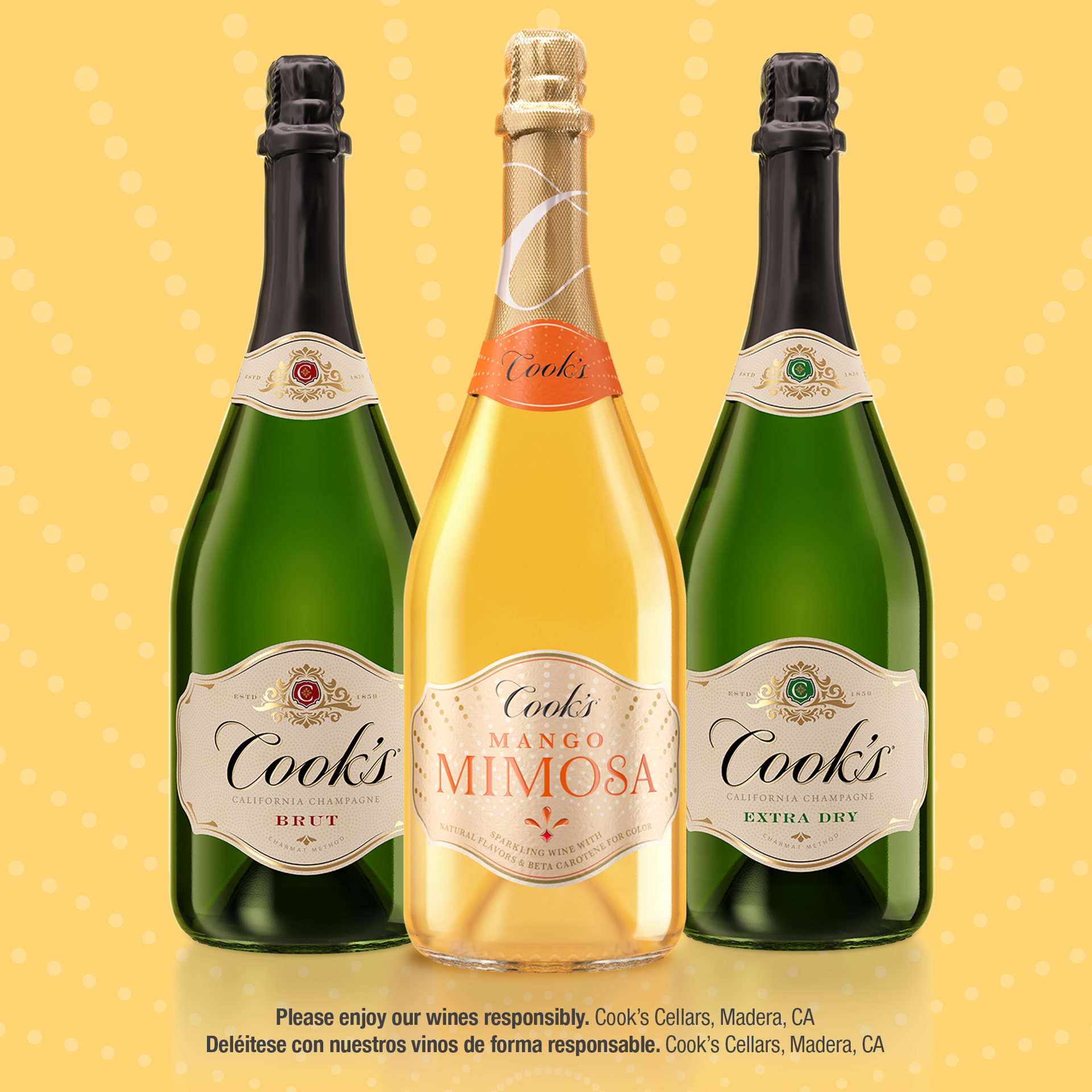 slide 4 of 9, Cook's Mango Mimosa California Sparkling White Wine, 750 mL Bottle, 25.35 fl. oz