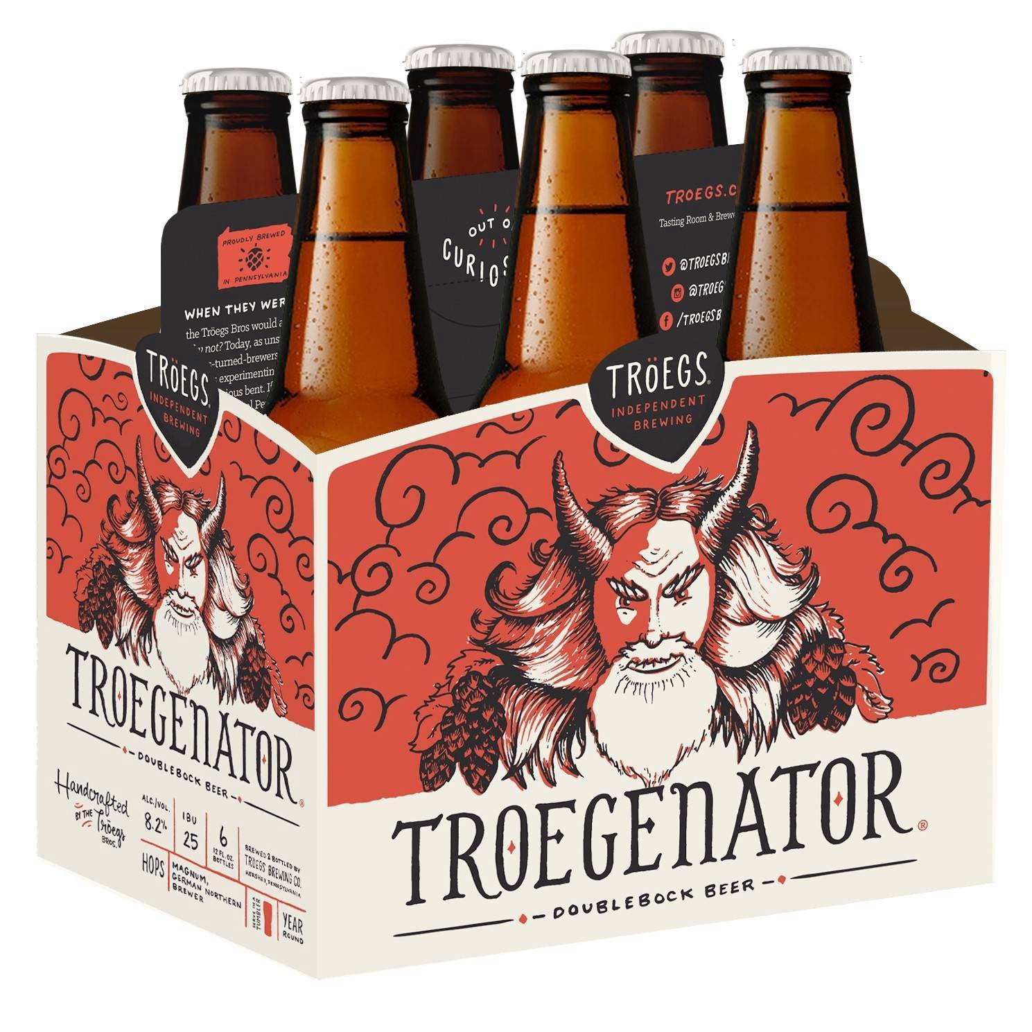 slide 1 of 2, Tröegs Independent Brewing Troegs Troegenator Double Bock Beer - 6pk/12 fl oz Bottles, 6 ct; 12 fl oz