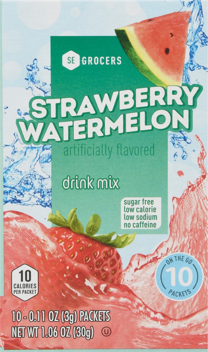 slide 6 of 13, SE Grocers Stwbry Wtrmln Drk Mx- 10 ct, 10 ct