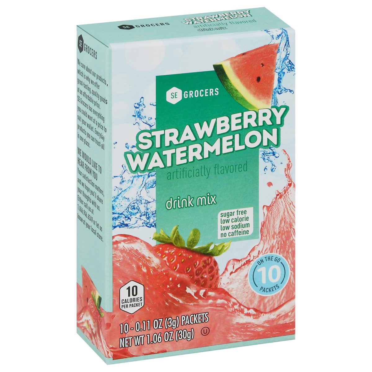 slide 2 of 13, SE Grocers Stwbry Wtrmln Drk Mx- 10 ct, 10 ct