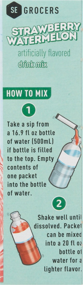 slide 5 of 13, SE Grocers Stwbry Wtrmln Drk Mx- 10 ct, 10 ct