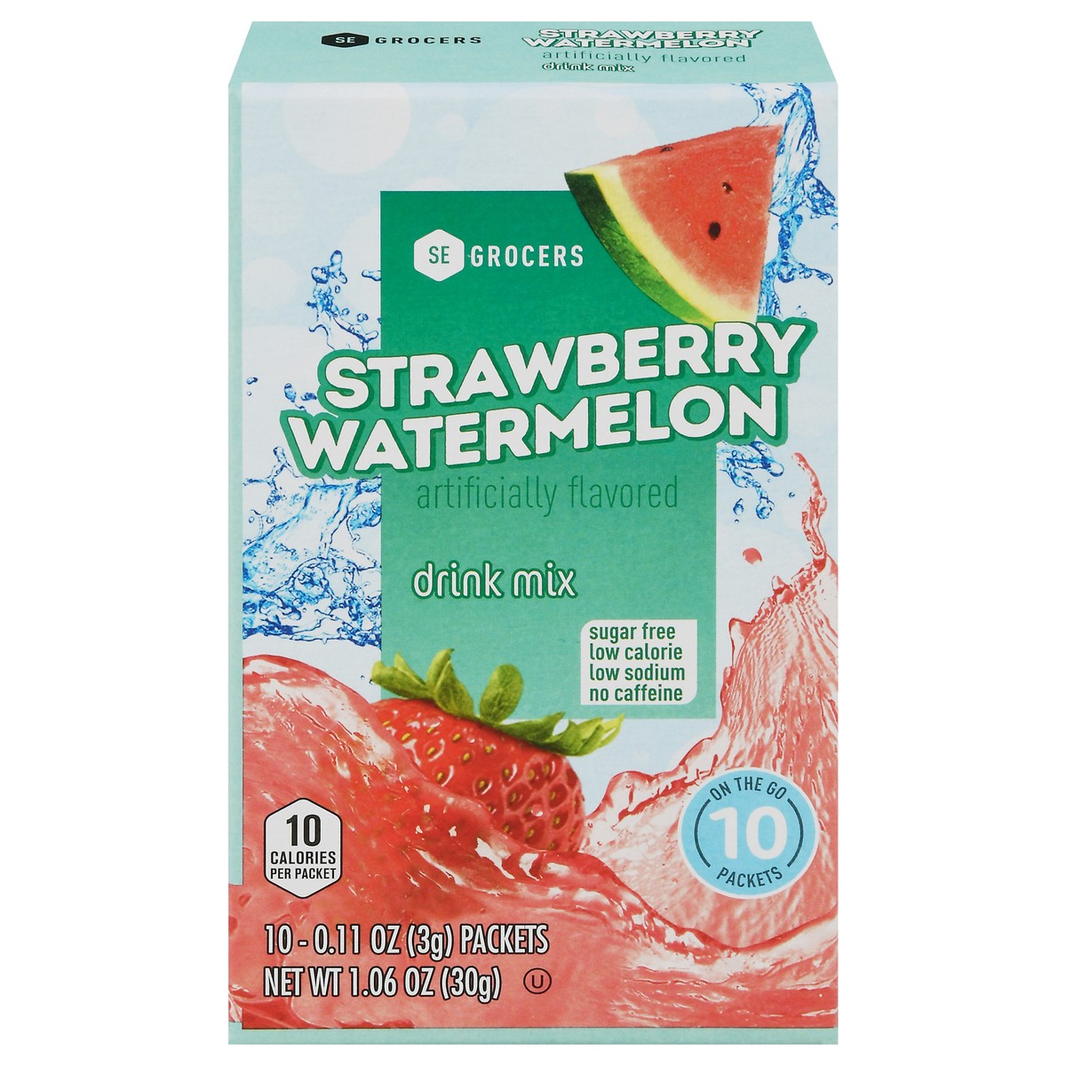 slide 1 of 13, SE Grocers Stwbry Wtrmln Drk Mx- 10 ct, 10 ct