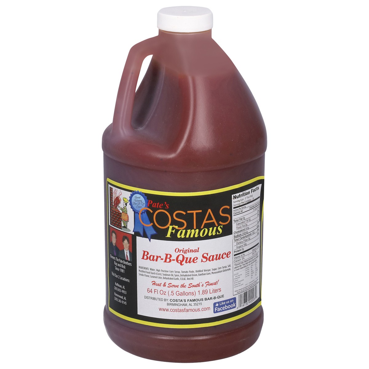 slide 6 of 13, Costa's Famous Original Bar-B-Que Sauce 64 fl oz, 64 fl oz