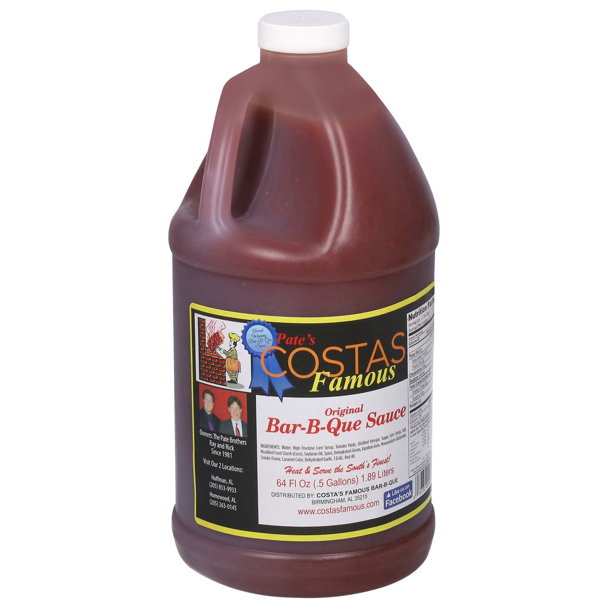slide 8 of 13, Costa's Famous Original Bar-B-Que Sauce 64 fl oz, 64 fl oz