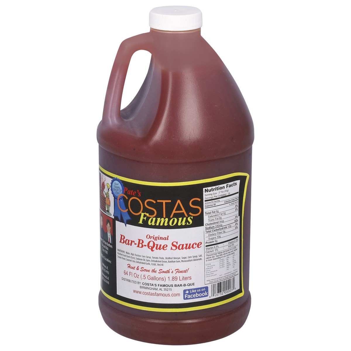 slide 5 of 13, Costa's Famous Original Bar-B-Que Sauce 64 fl oz, 64 fl oz