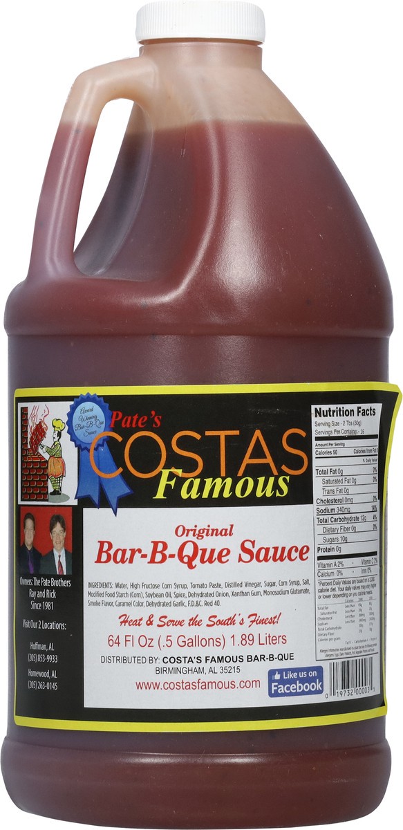 slide 13 of 13, Costa's Famous Original Bar-B-Que Sauce 64 fl oz, 64 fl oz
