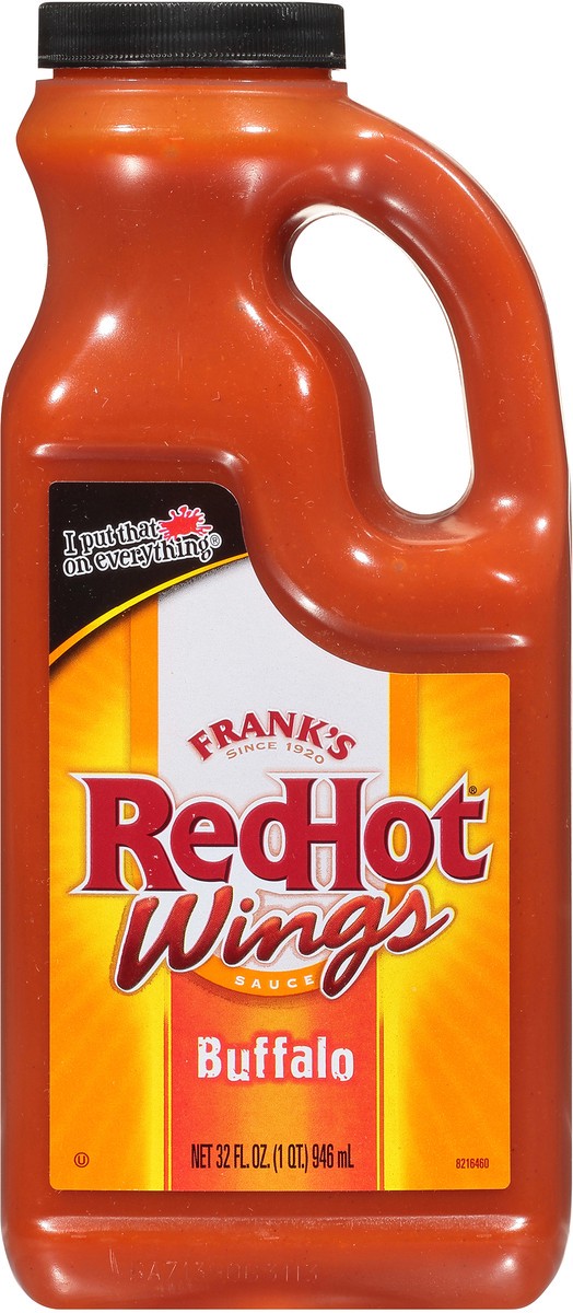 slide 4 of 8, Frank's RedHot Buffalo Wings Sauce, 32 fl oz