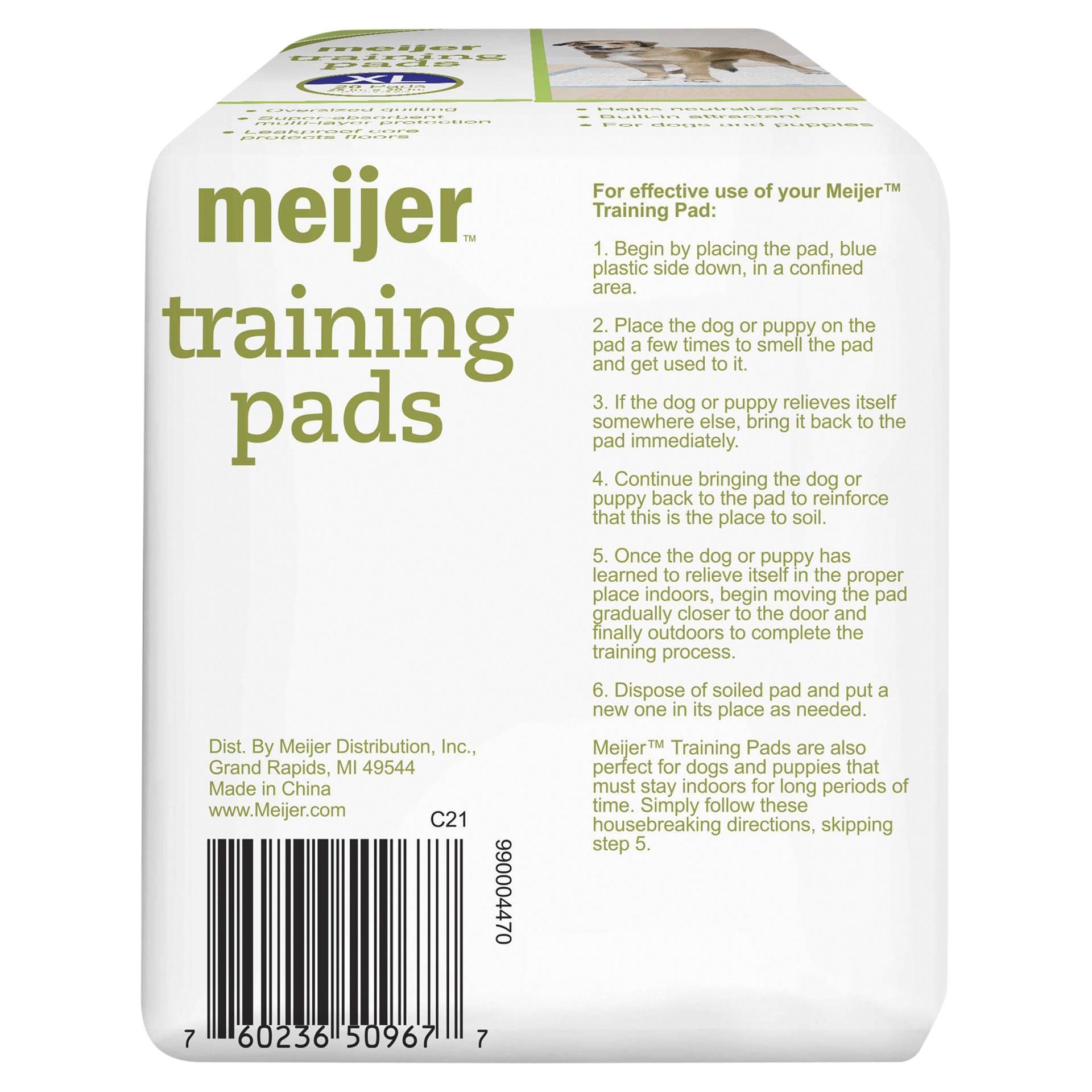 Meijer Pet Training Pads Xl 28 x30 20 ct Shipt