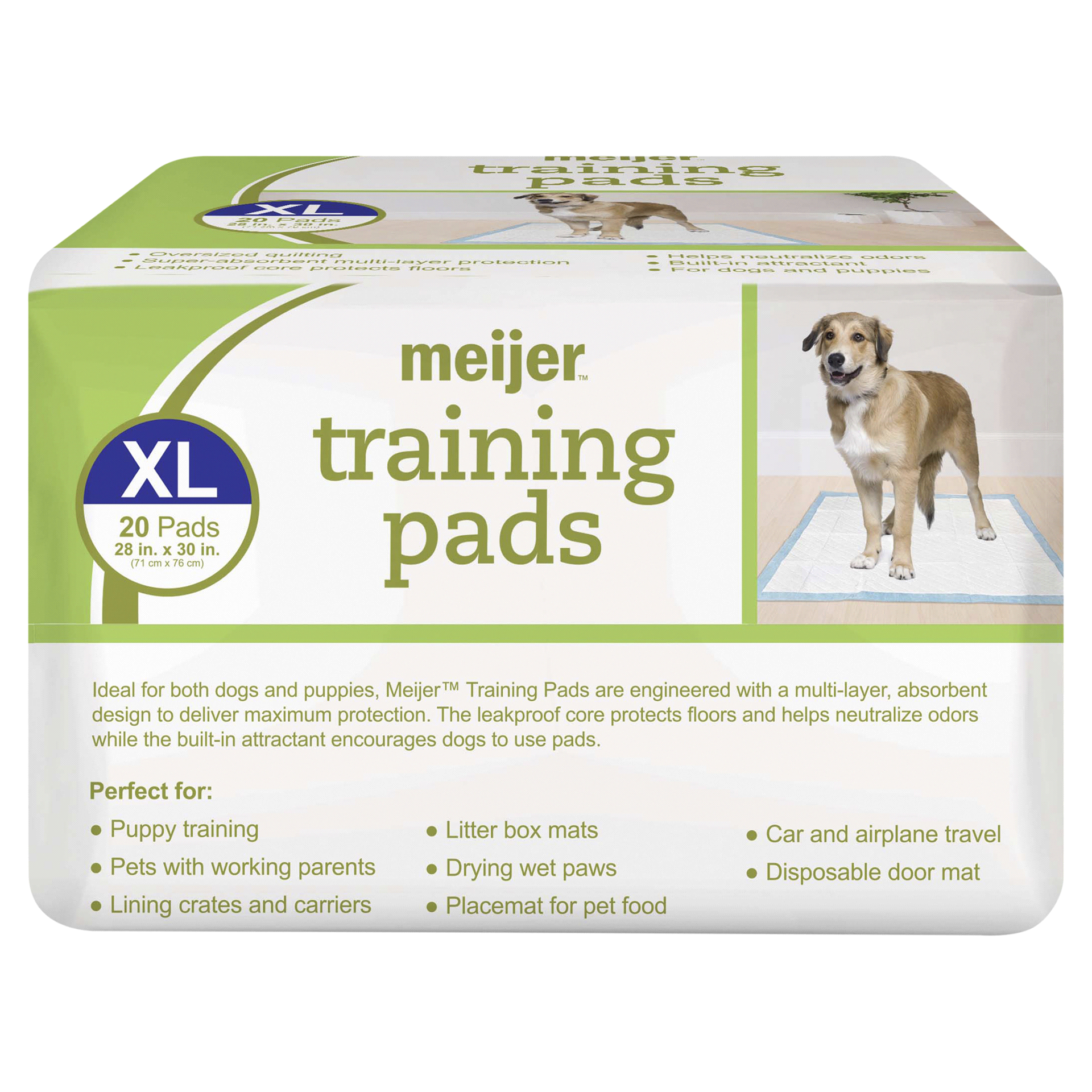 Meijer Pet Training Pads Xl 28 x30 20 ct Shipt