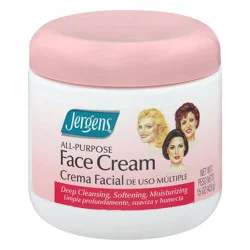 Jergens All Purpose Face Cream, Deep Cleansing Facial Cream, Makes Skin Smooth and Vibrant, 15 Ounce