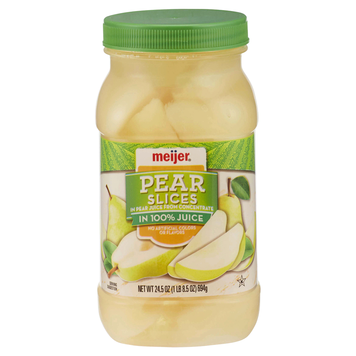 slide 1 of 4, Meijer Sliced Pears in 100% Juice, 24.5 oz