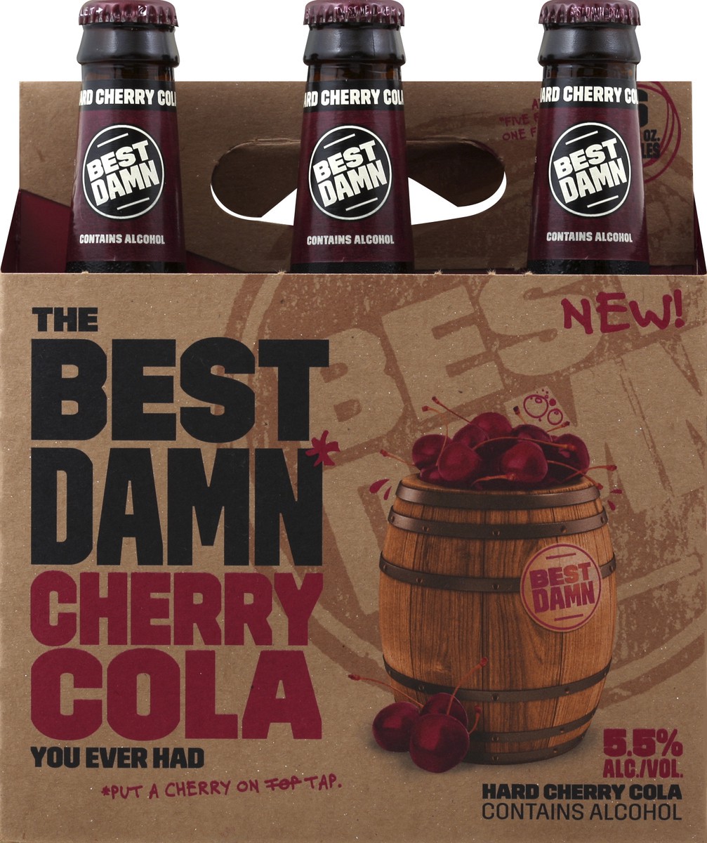 slide 4 of 4, Best Damn Hard Cherry Cola - 6 ct; 12 fl oz, 6 ct; 12 fl oz