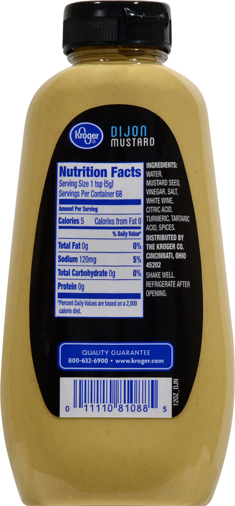 slide 2 of 4, Kroger Dijon Mustard, 12 oz