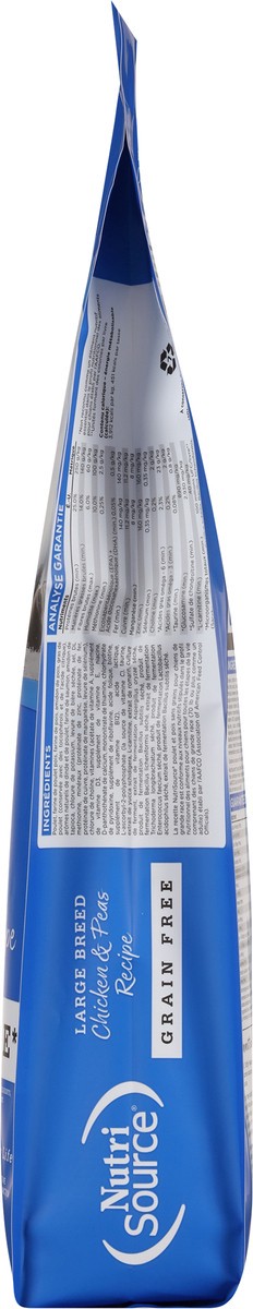 slide 11 of 14, NutriSource Large Breed Grain Free For All Life Stages Chicken & Peas Recipe Dog Food 26 lb, 26 lb