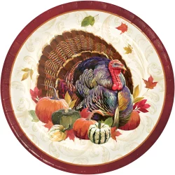 Creative Thanksgiving Turkey Dinner Plate